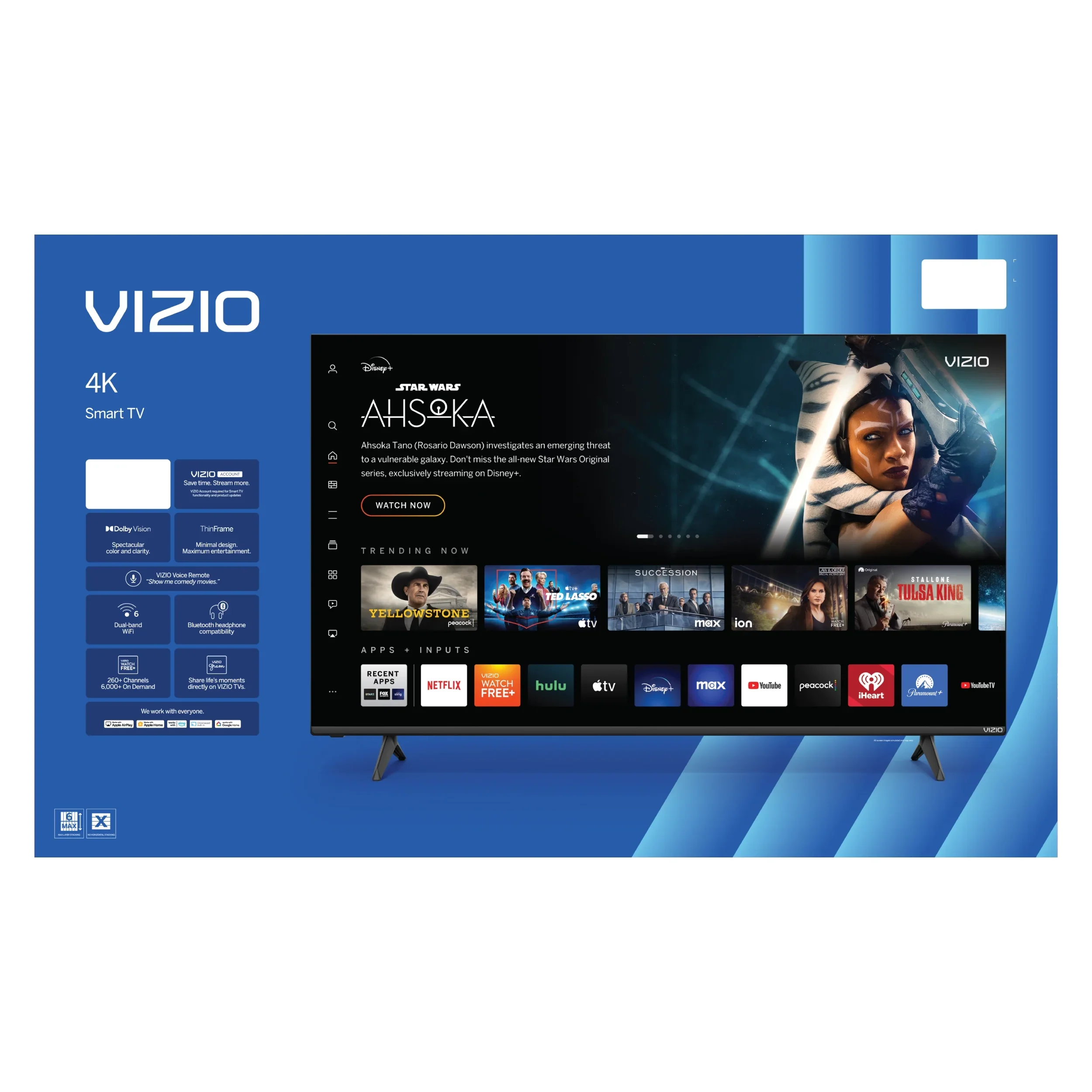 VIZIO 50" Class 4K UHD LED HDR Smart TV (V4K50M-08)
