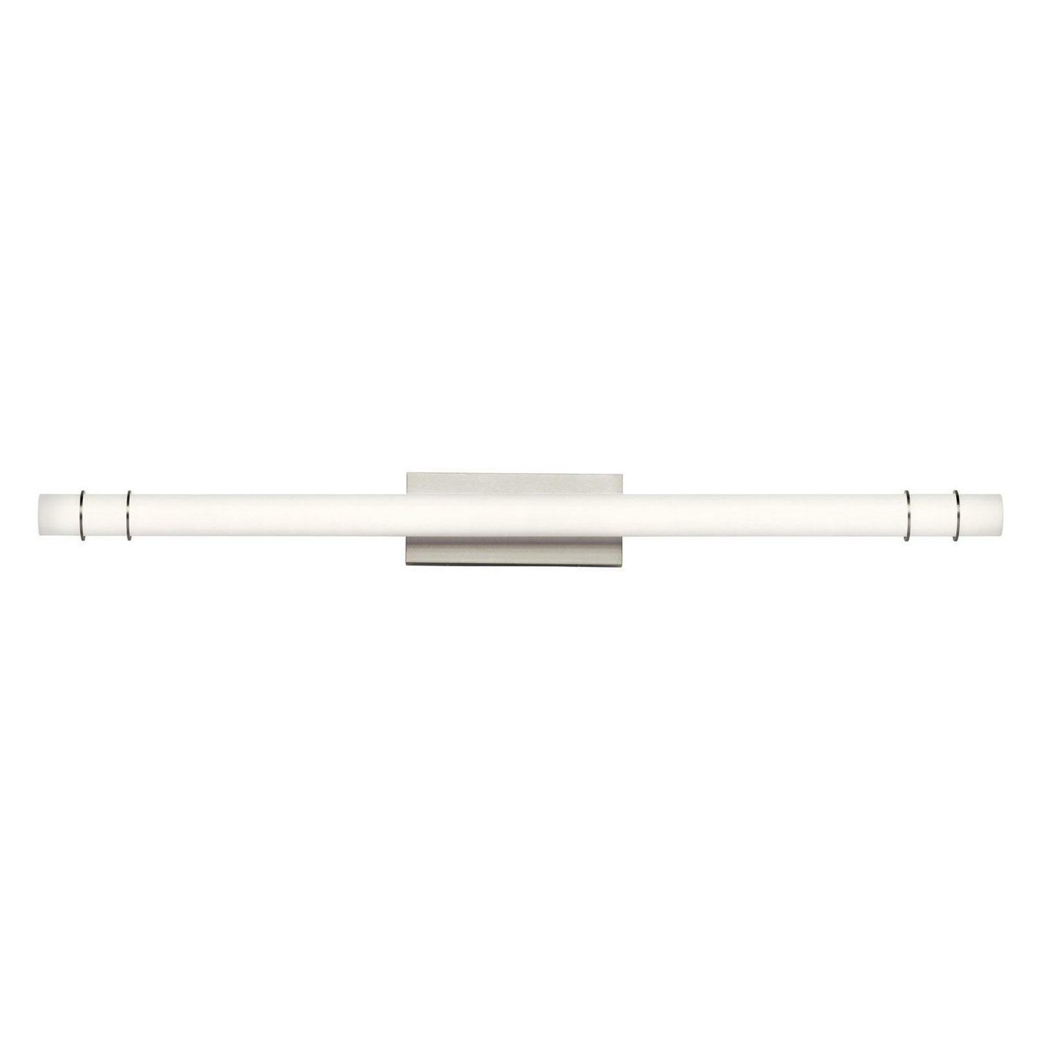 11255NILED-Kichler Lighting-Korona - 1 Light Linear Bath Vanity Approved For Damp Locations - With Transitional Inspirations - 4.75 Inches Tall By