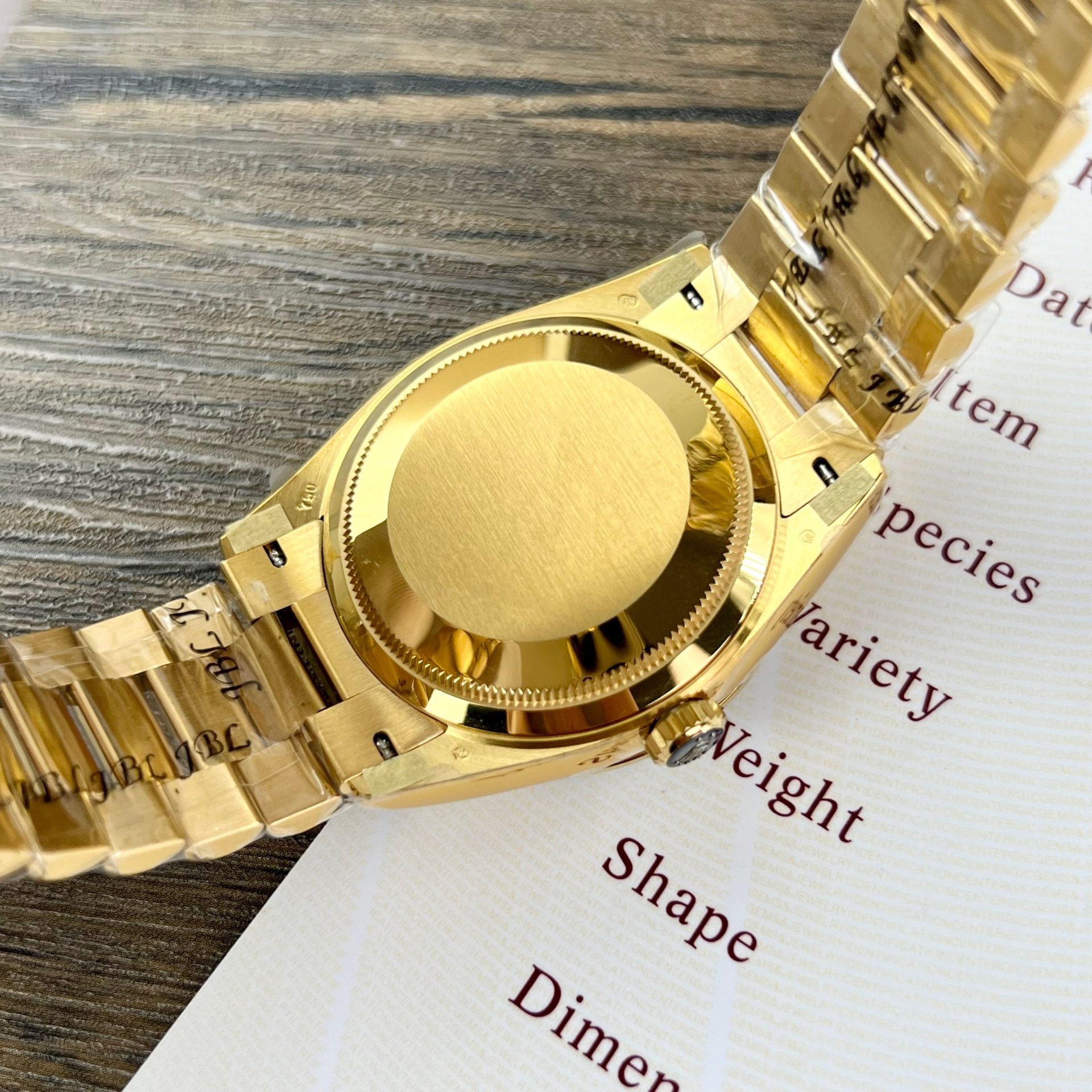 Rolex Fake Watch Day-Date Meteorite Dial RA Factory 36mm - Elite Watch Atelier