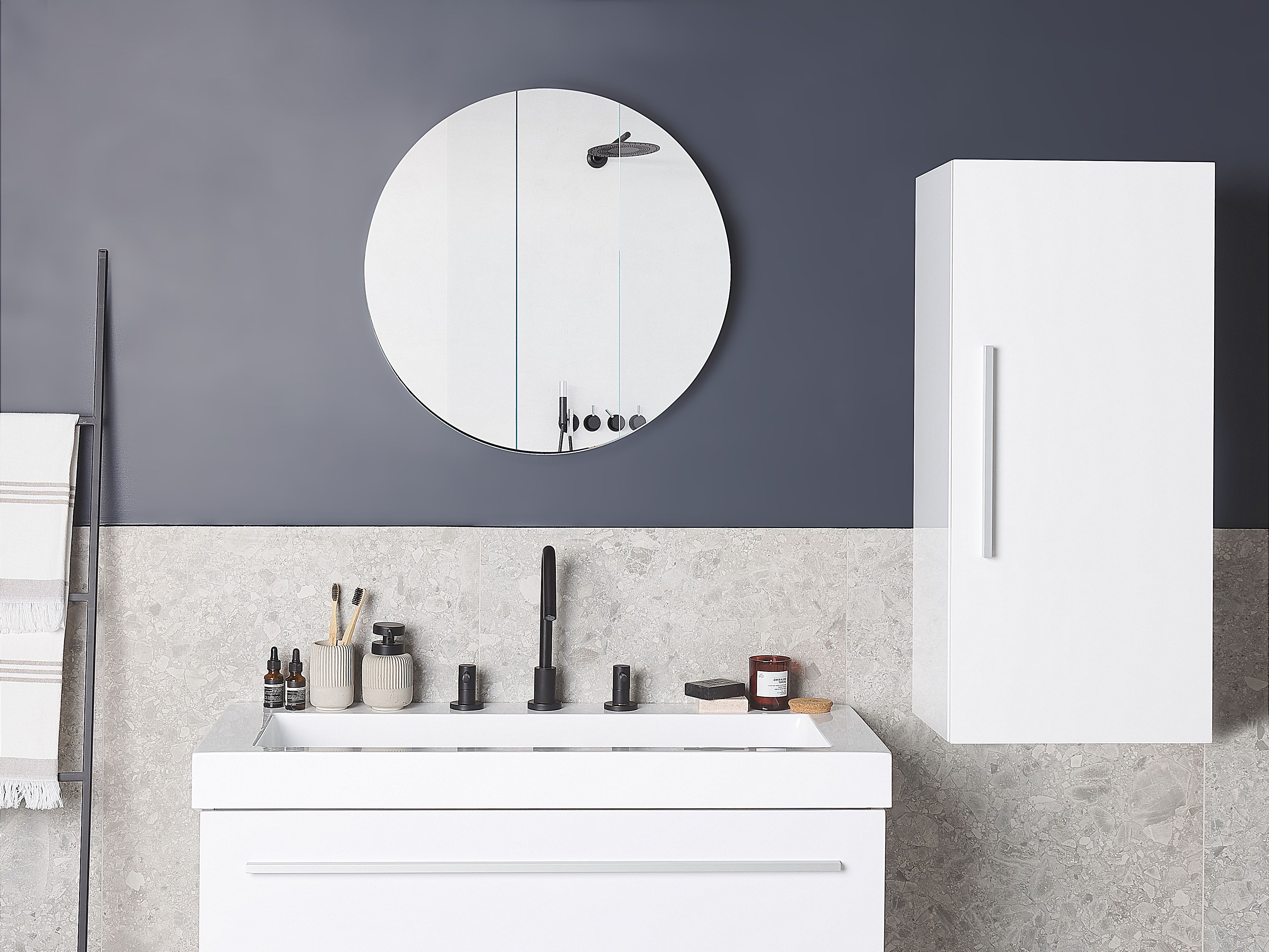 Bathroom Wall Mounted Cabinet BILBAO 40 cm White