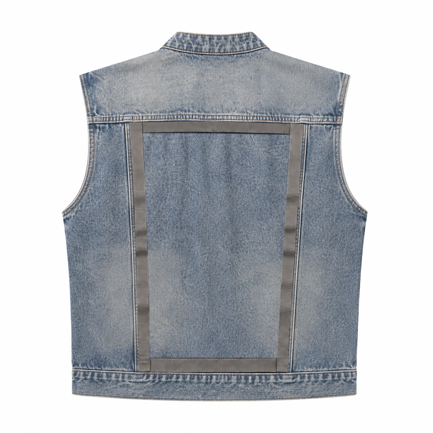 Personalized Light Blue Denim Vest