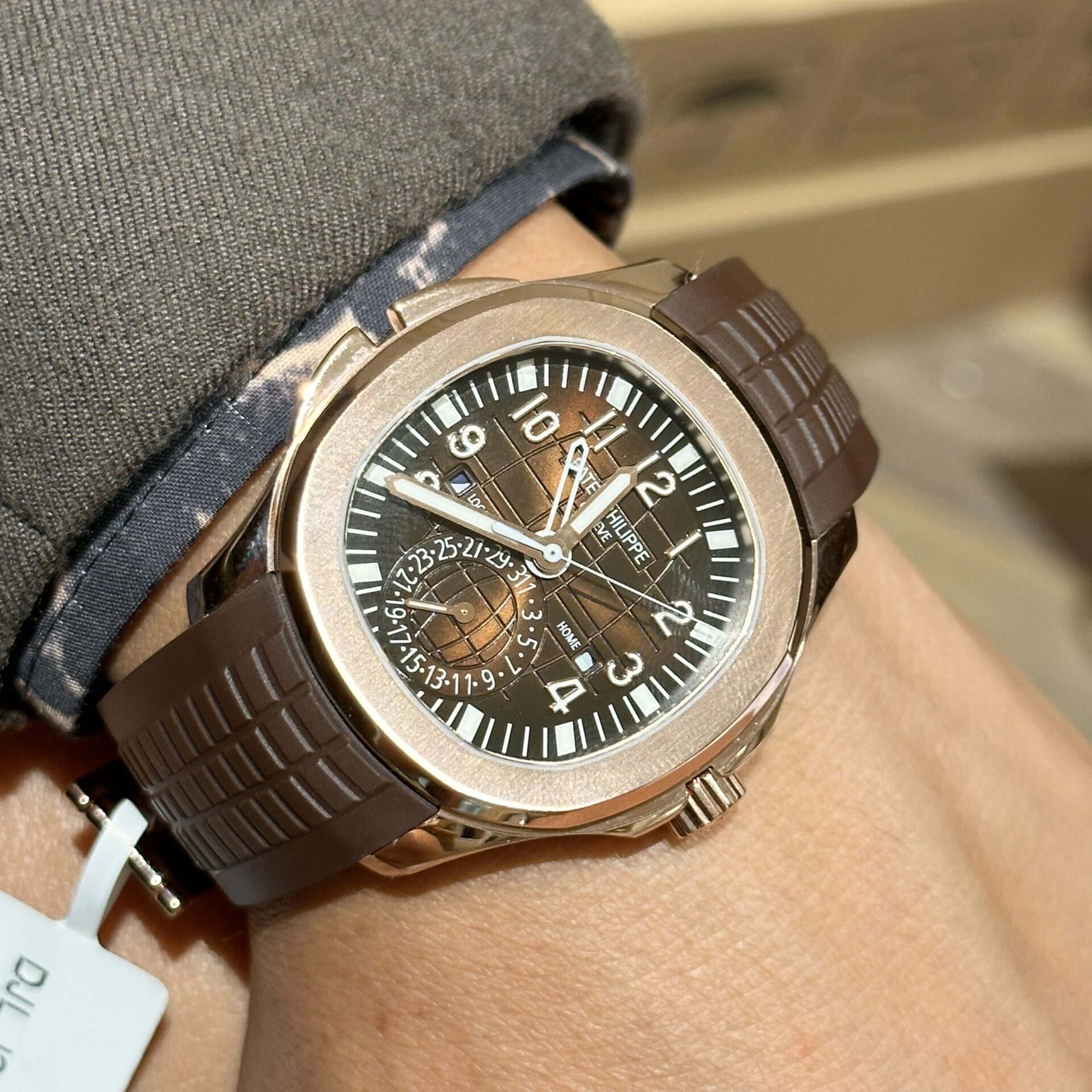 Patek Philippe Aquanaut 5164R Genuine Replica Watch Gold Wrapped ZF 40.8mm - Top club