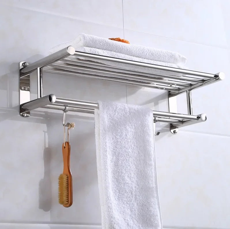 SteelRack - Hoogwaardige Roestvrijstalen Handdoekhouder - Moderne en Duurzame Handdoekstang