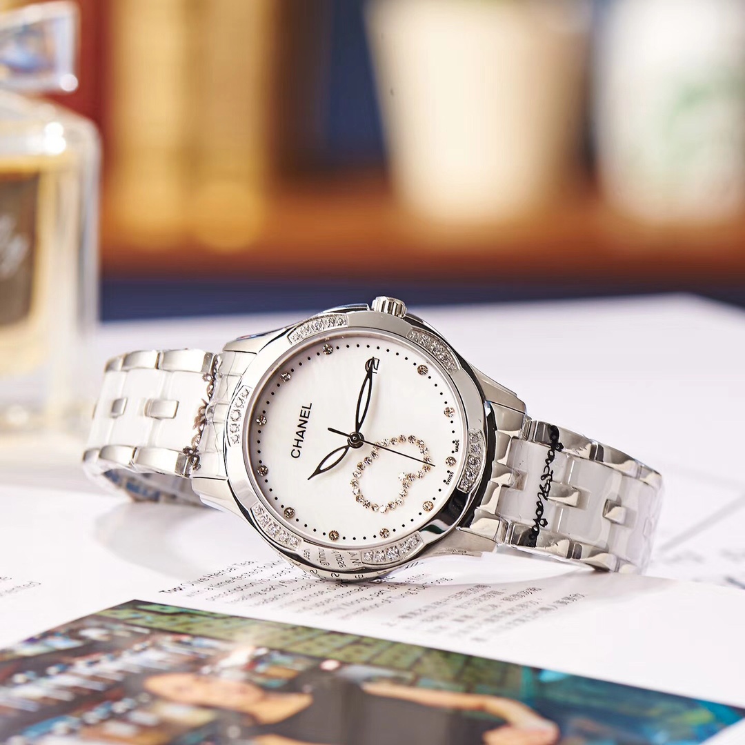 CHANEL Goddess quartz watch Imported quartz-3 hands diameter 34mm(1:1 replica) - Top club