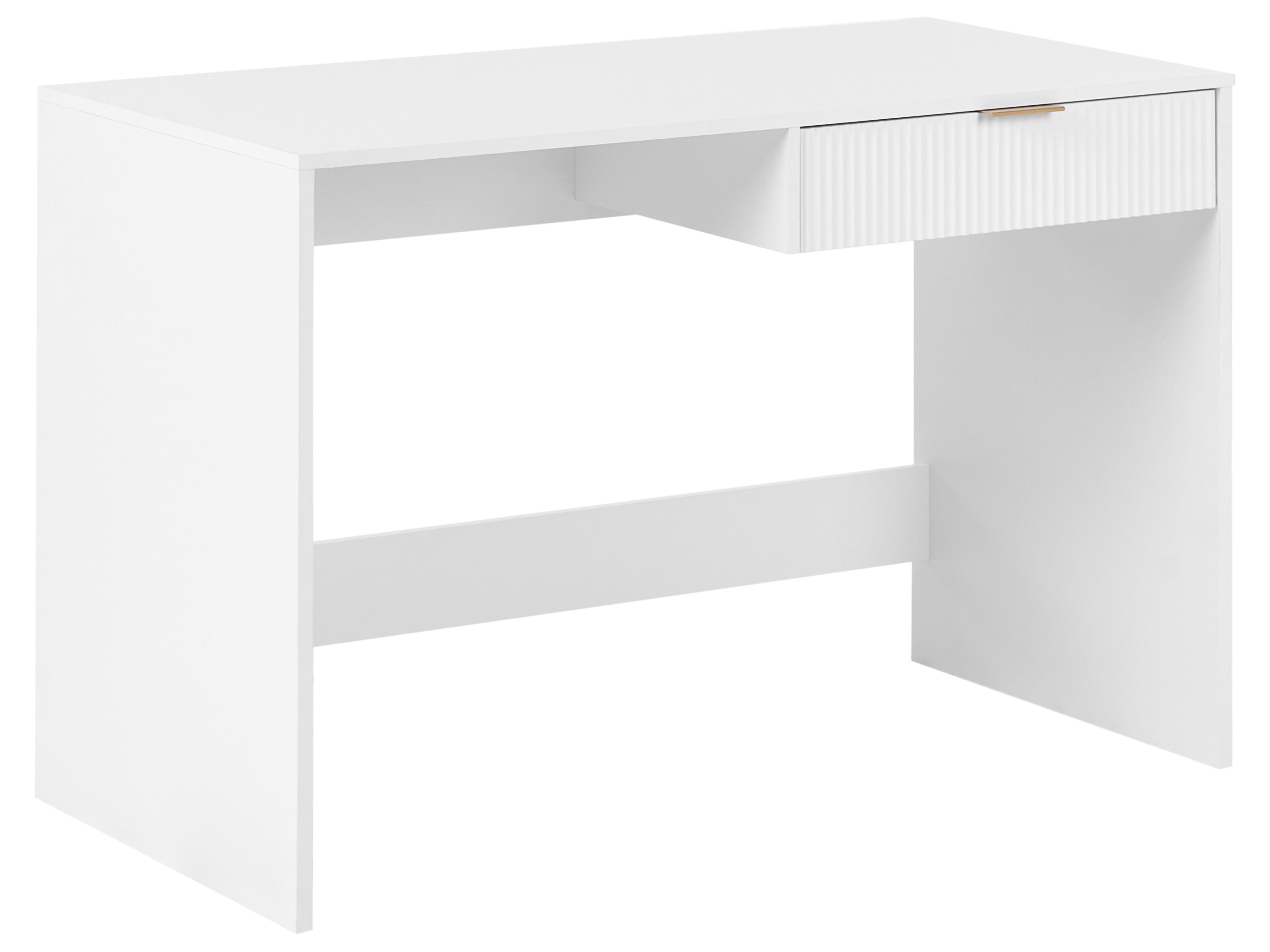 Home Office Desk LUTETIA White 120 cm 60 cm