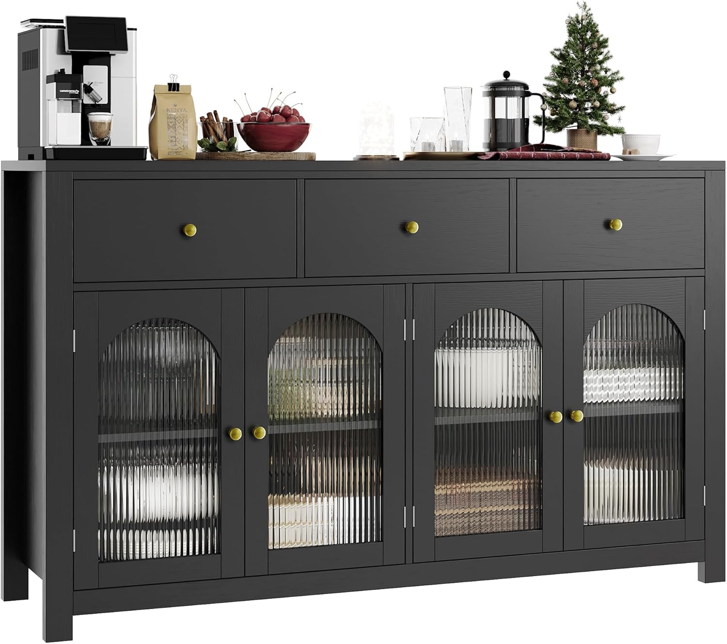 FINETONES Buffet Cabinet with Storage, 55.1