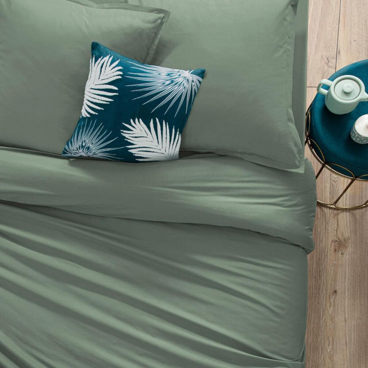 Duvet cover, cotton Celadon Green, 240x220 cm