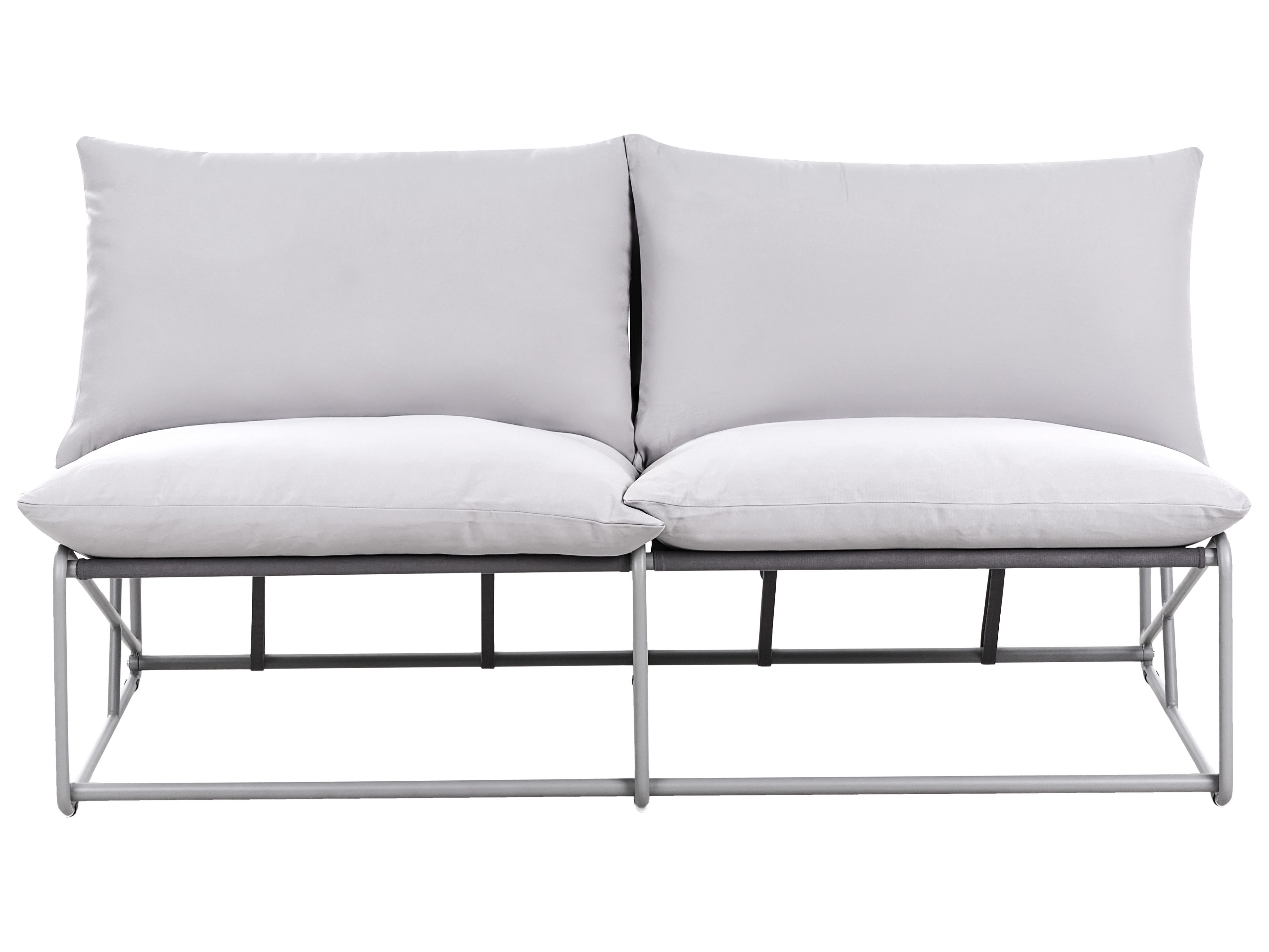 Garden Sofa 2 Seater PICO Metal Grey