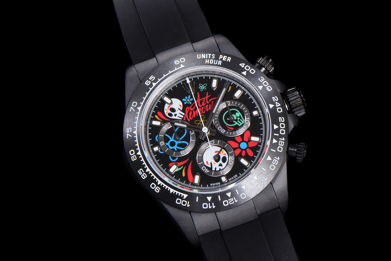Rolex Daytona-AET x ROLEX x Picasso Crossover-Charles the Great-Black(1:1 replica) - Top club