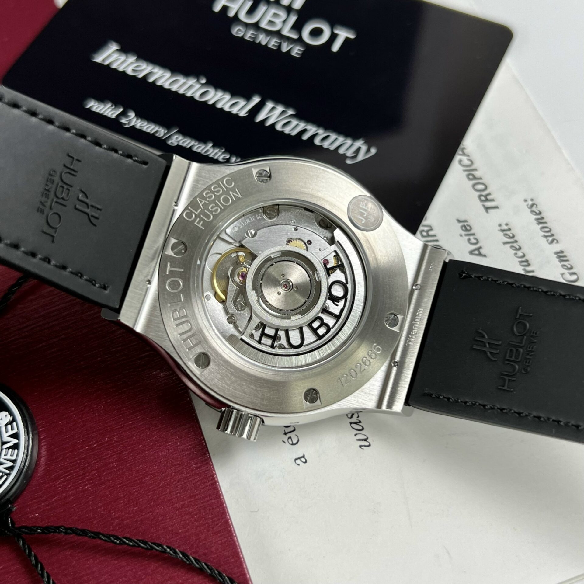 Hublot Replica Watch Classic Fusion Titanium Black Dial JJF Factory 42mm - Top club