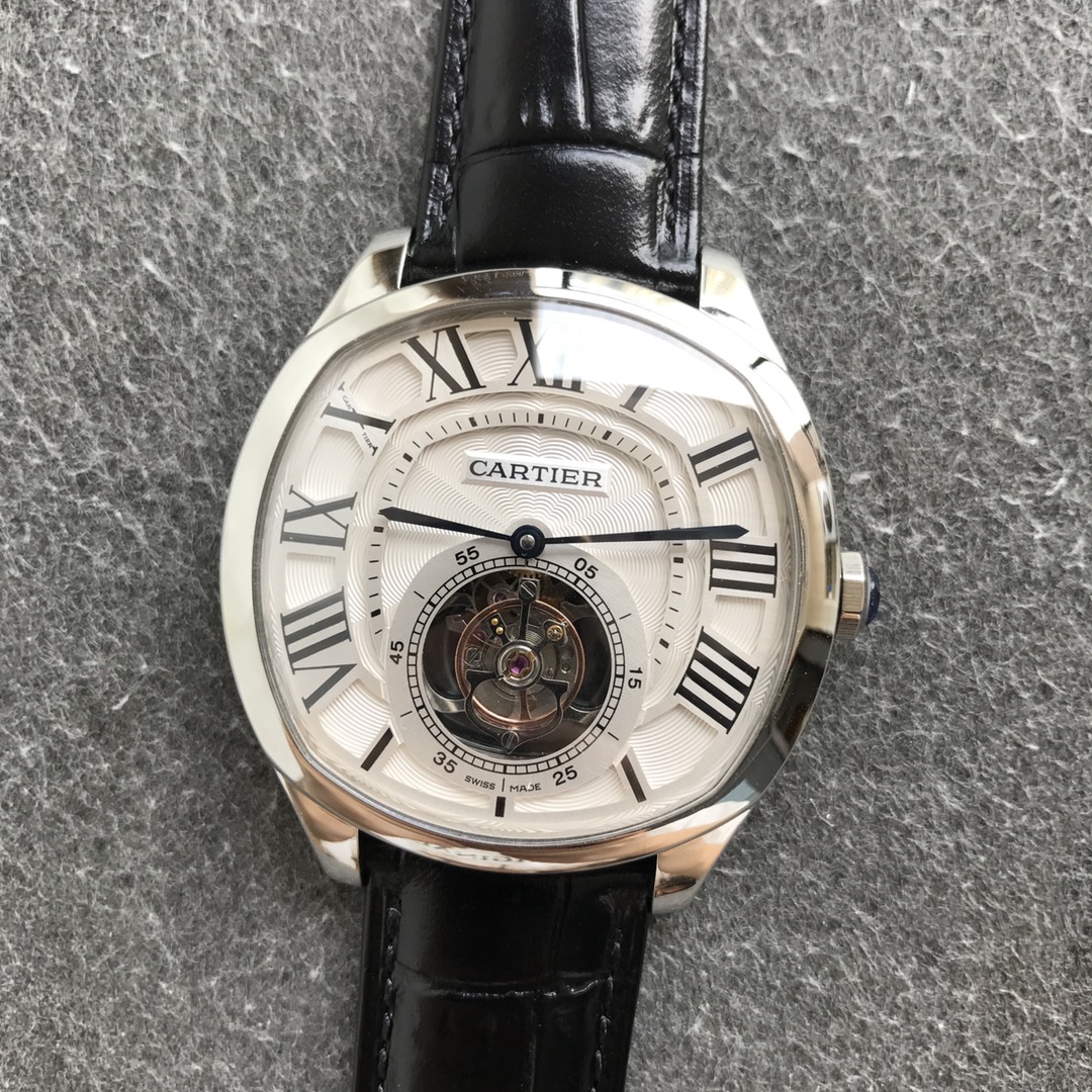 DRIVE DE CARTER - Reference W4100013BBR - Cartier One Piece Tourbillon(1:1 replica) - Top club