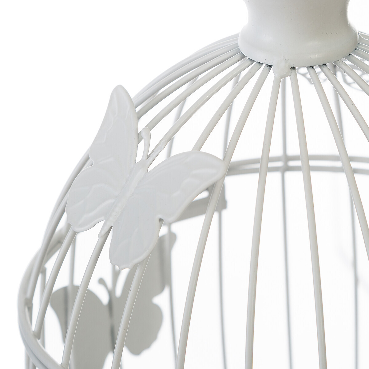 Set of 2 cages, metal White, D.17/23,5 cm