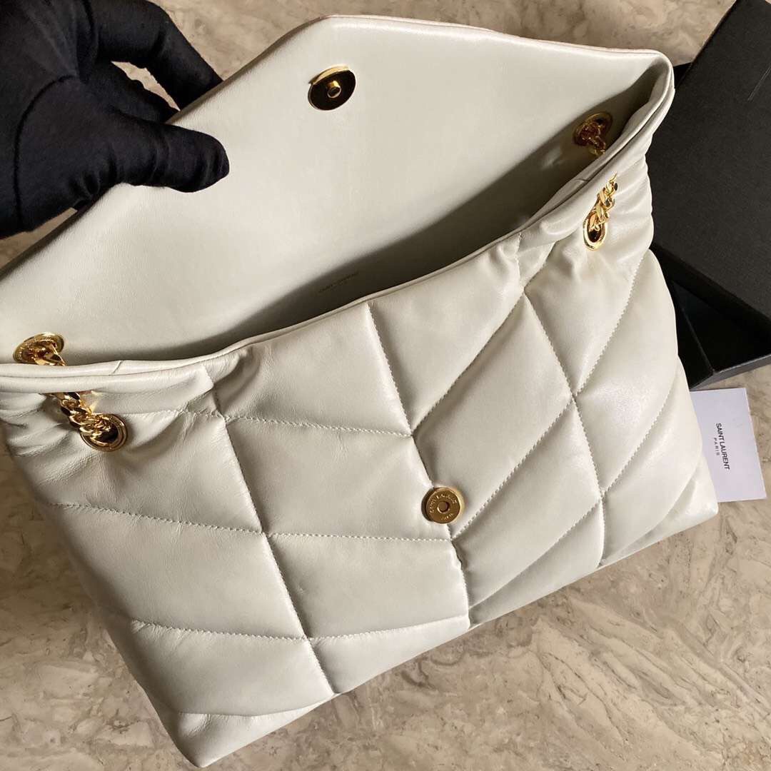 PUFFER SMALL BAG IN QUILTED SUEDE1:1High-quality replica