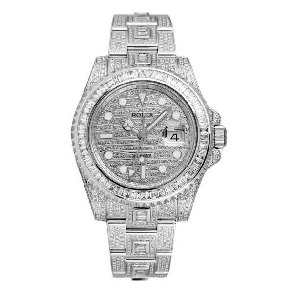 Rolex GMT-Master II Full Diamond 116710 Replica - Top club
