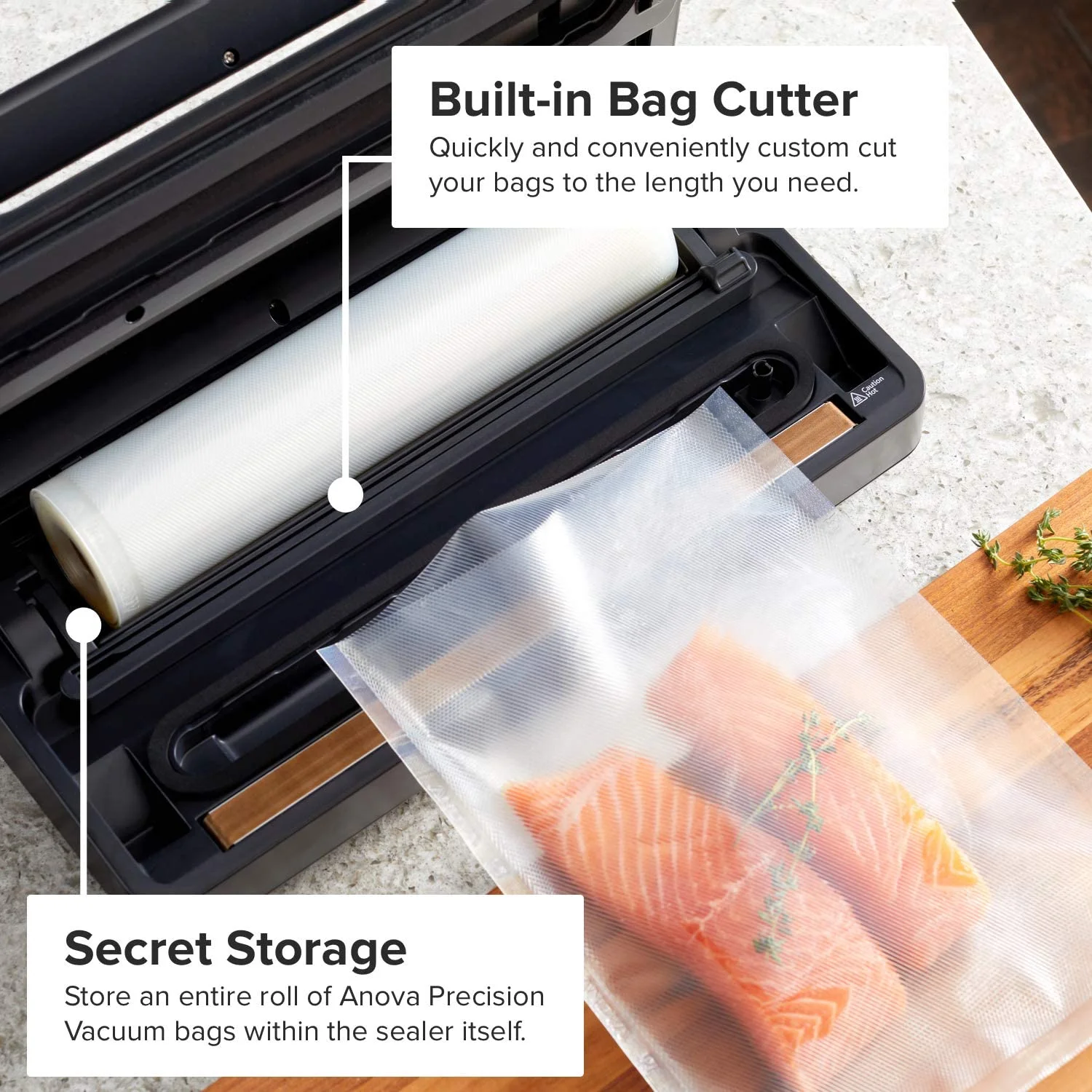 Anova Precision Pro Black Food Vacuum Sealer - Image 5