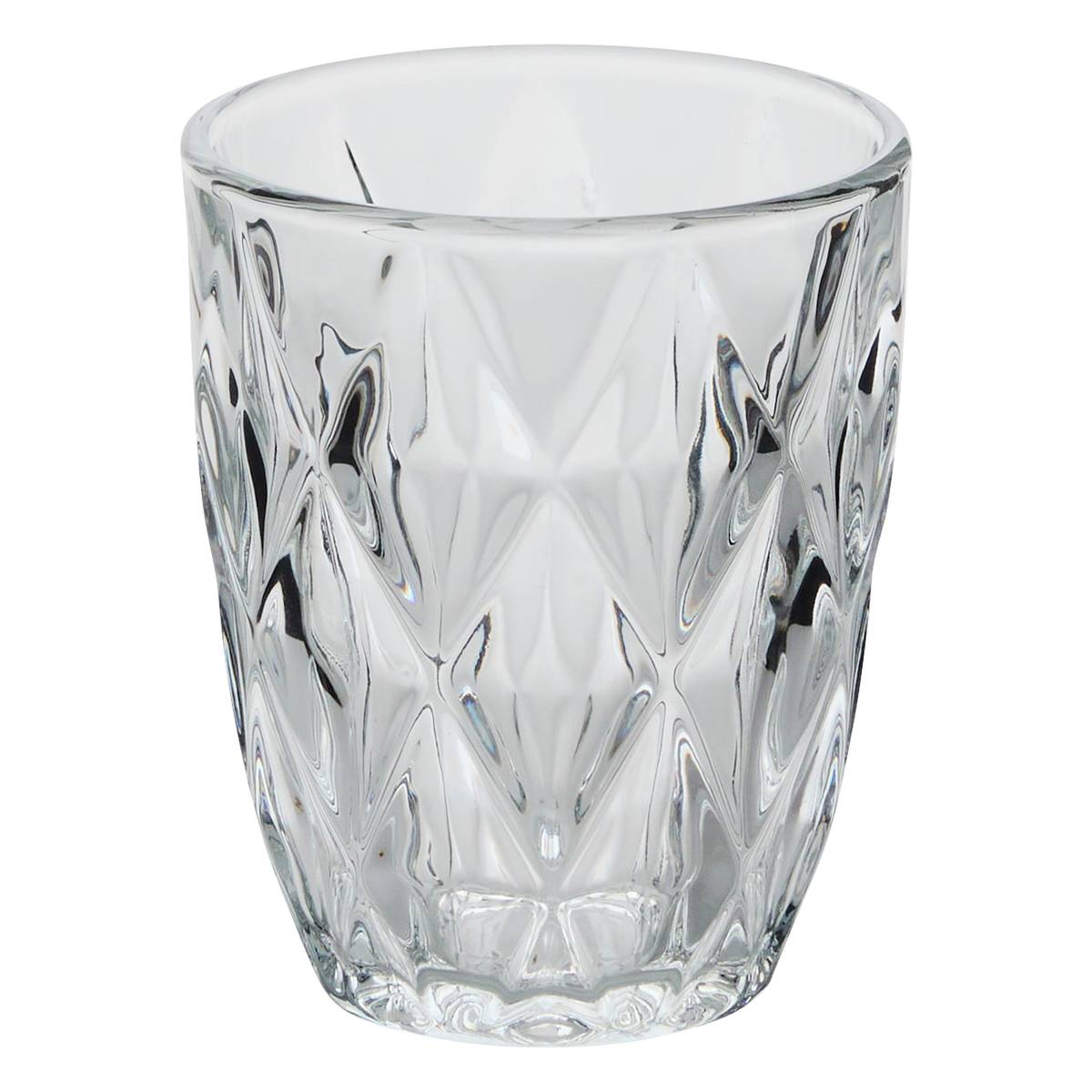 Set of 6 low tumblers "Lea" Glass, 280 ml, Transparent