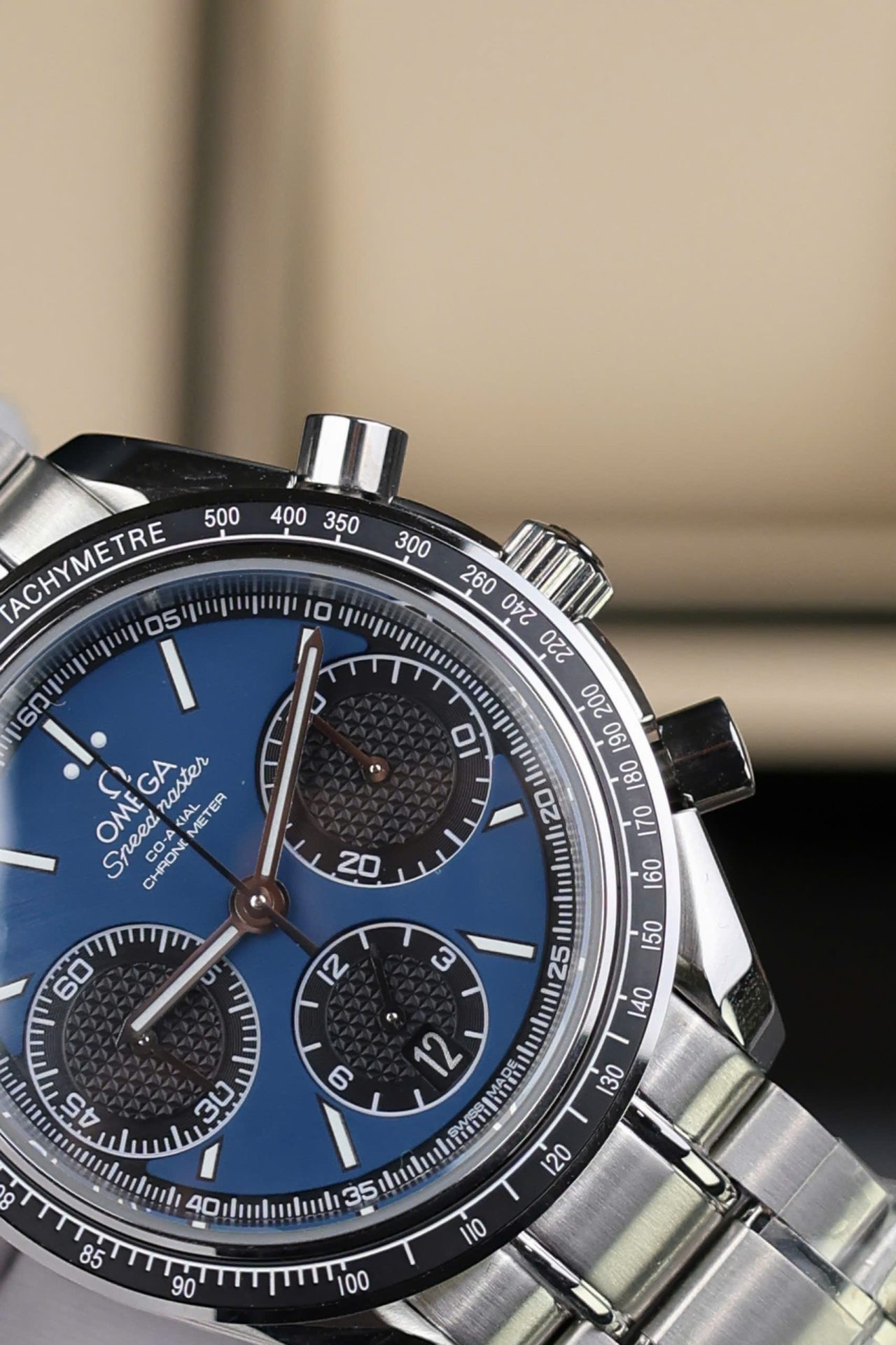 Omega Speedmaster Replica Watch Racing Chronograph Dial Blue 40mm - Top club