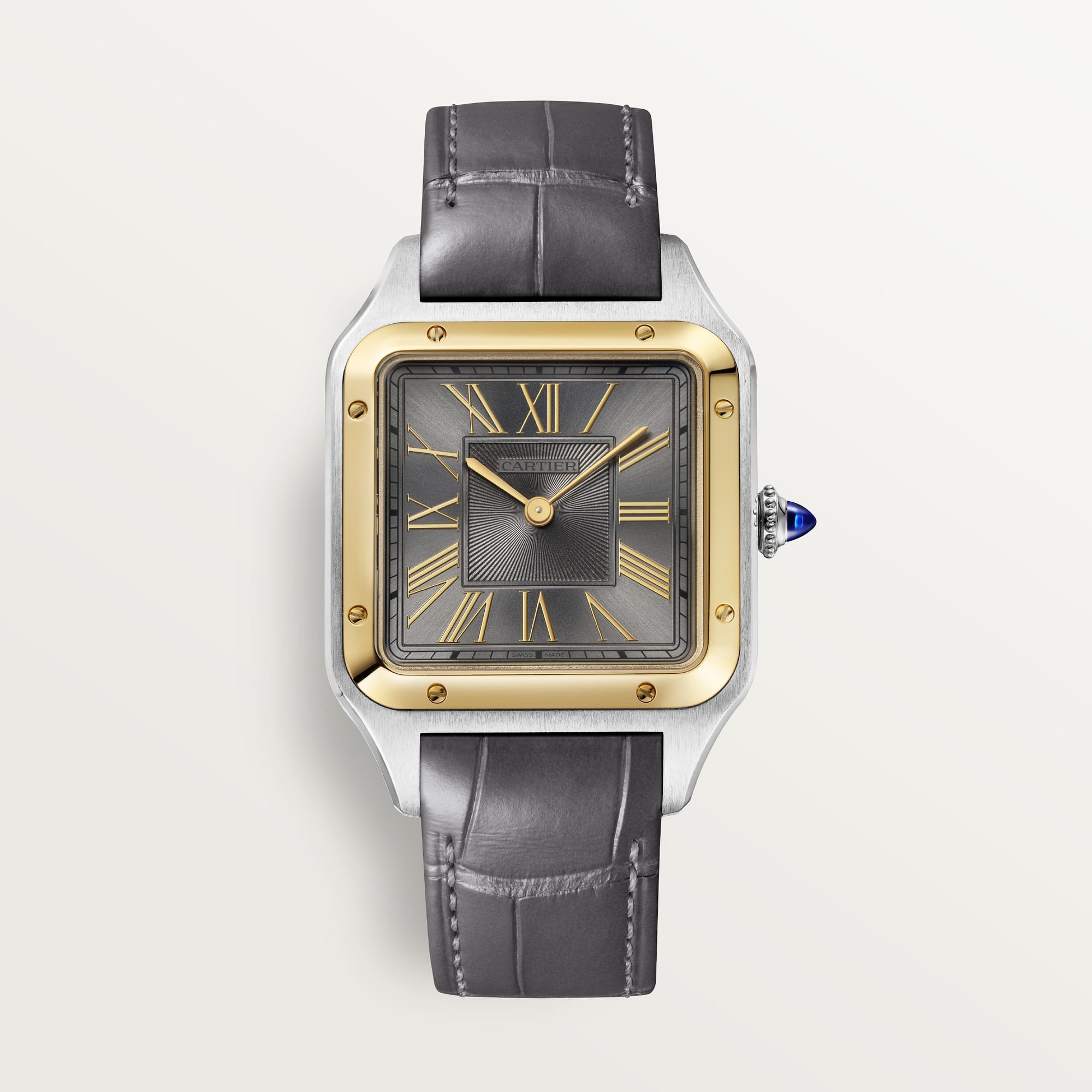 fake cartier watch Santos-Dumont large model quartz movement(1:1 replica) - Top club