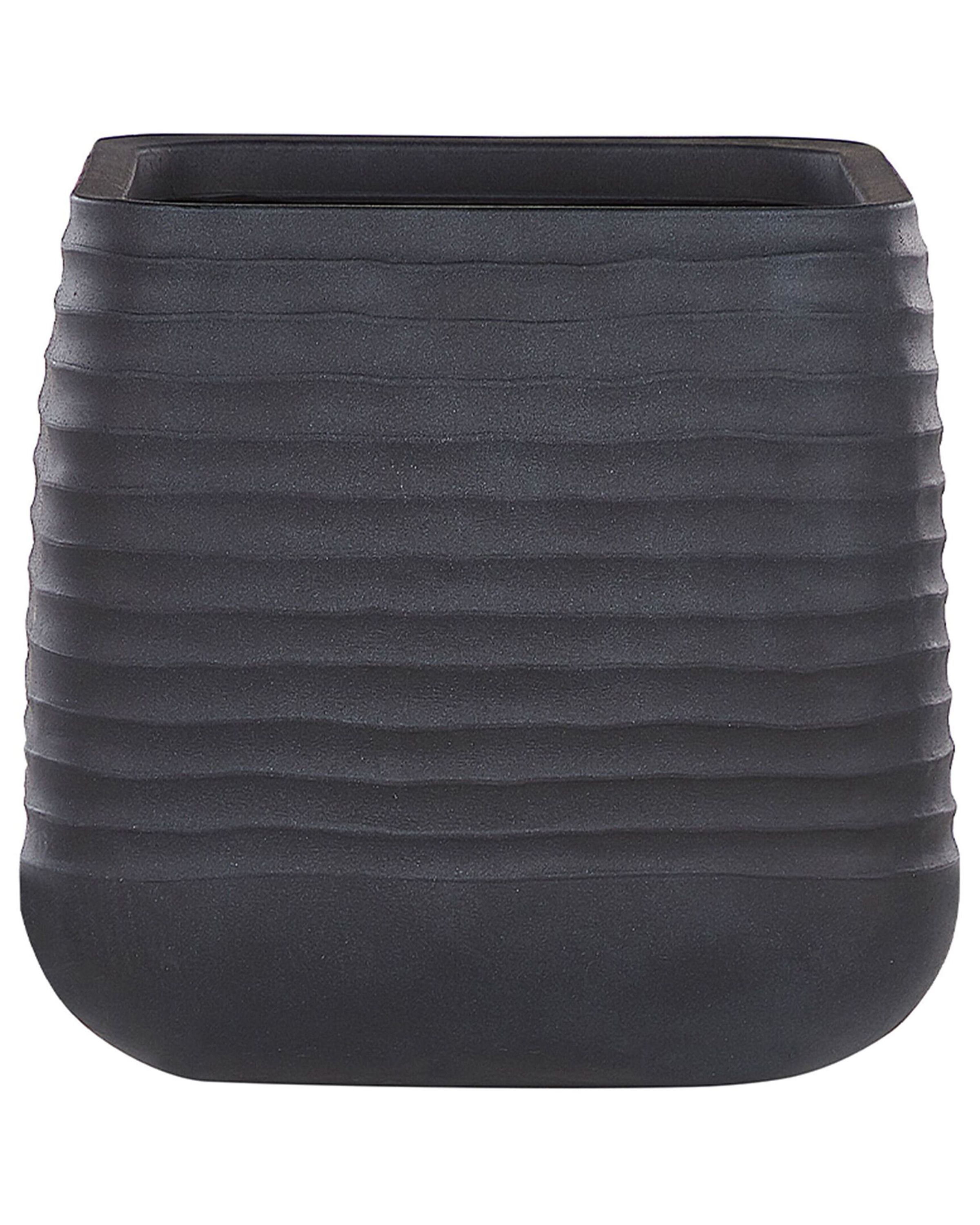 Plant Pot PARIKIA 50 cm Black