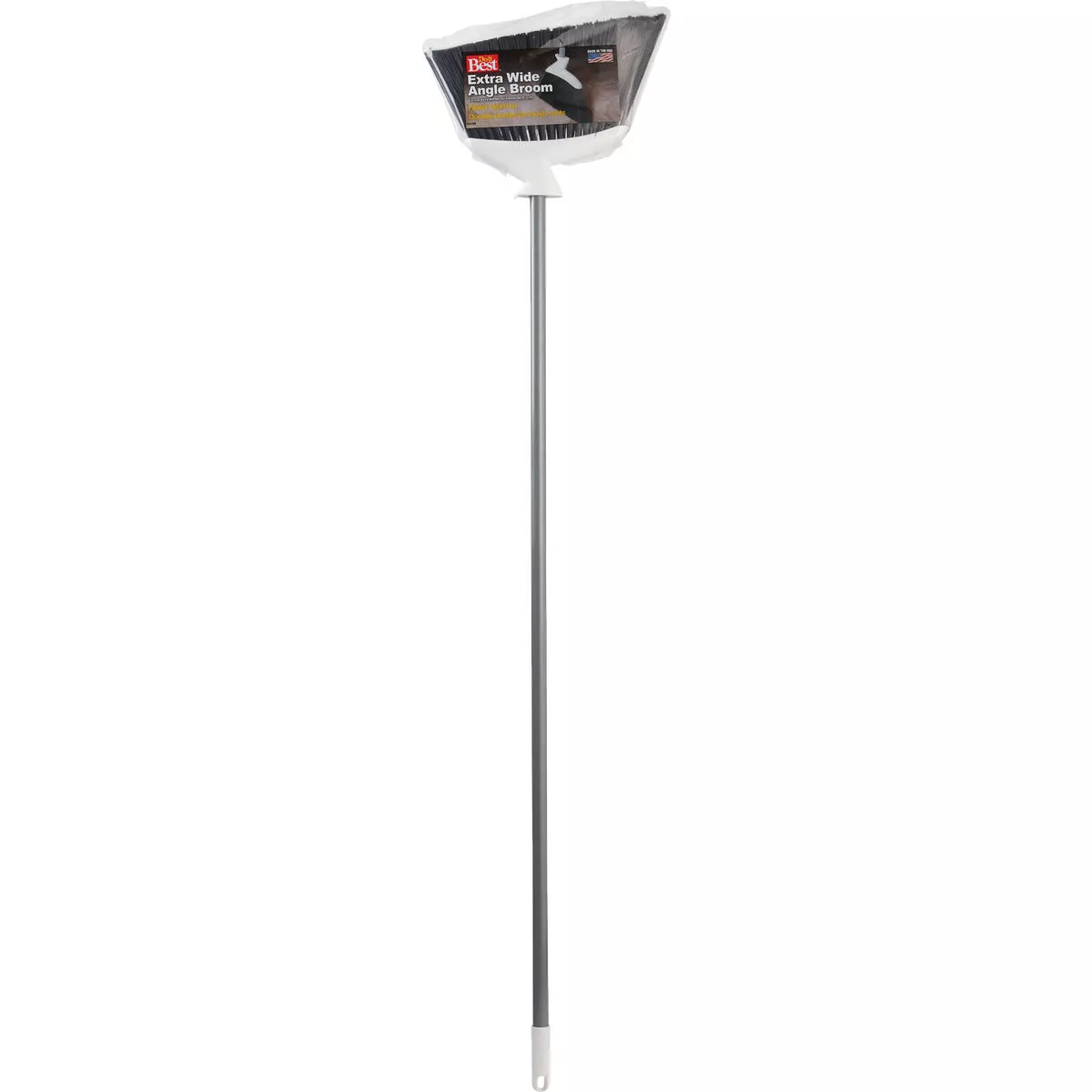 Do it Best 12 In. W. x 52 In. L. Steel Handle Angle Household Broom