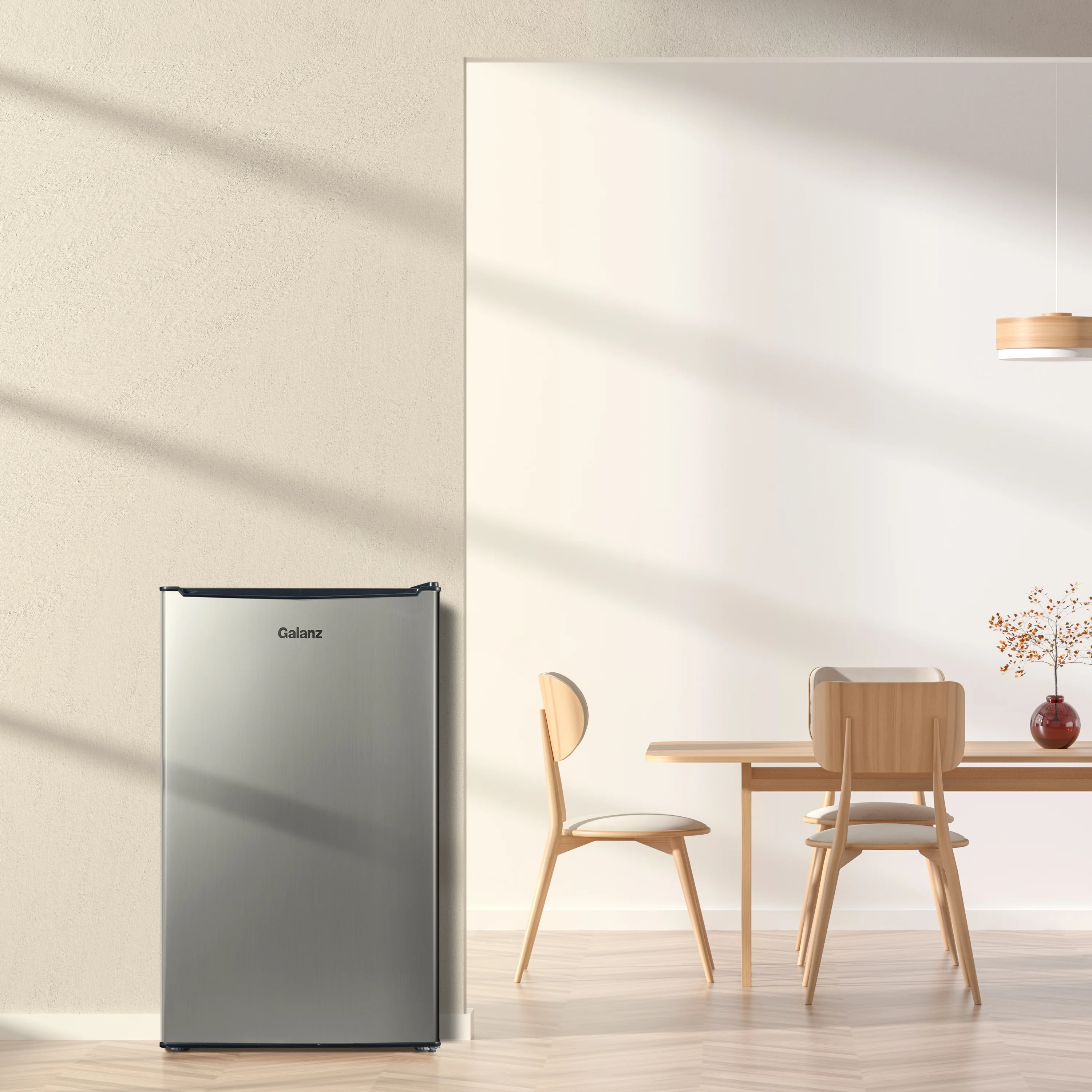 Galanz 3.3 Cu ft One Door Mini Fridge, Black Estar, New - Image 16