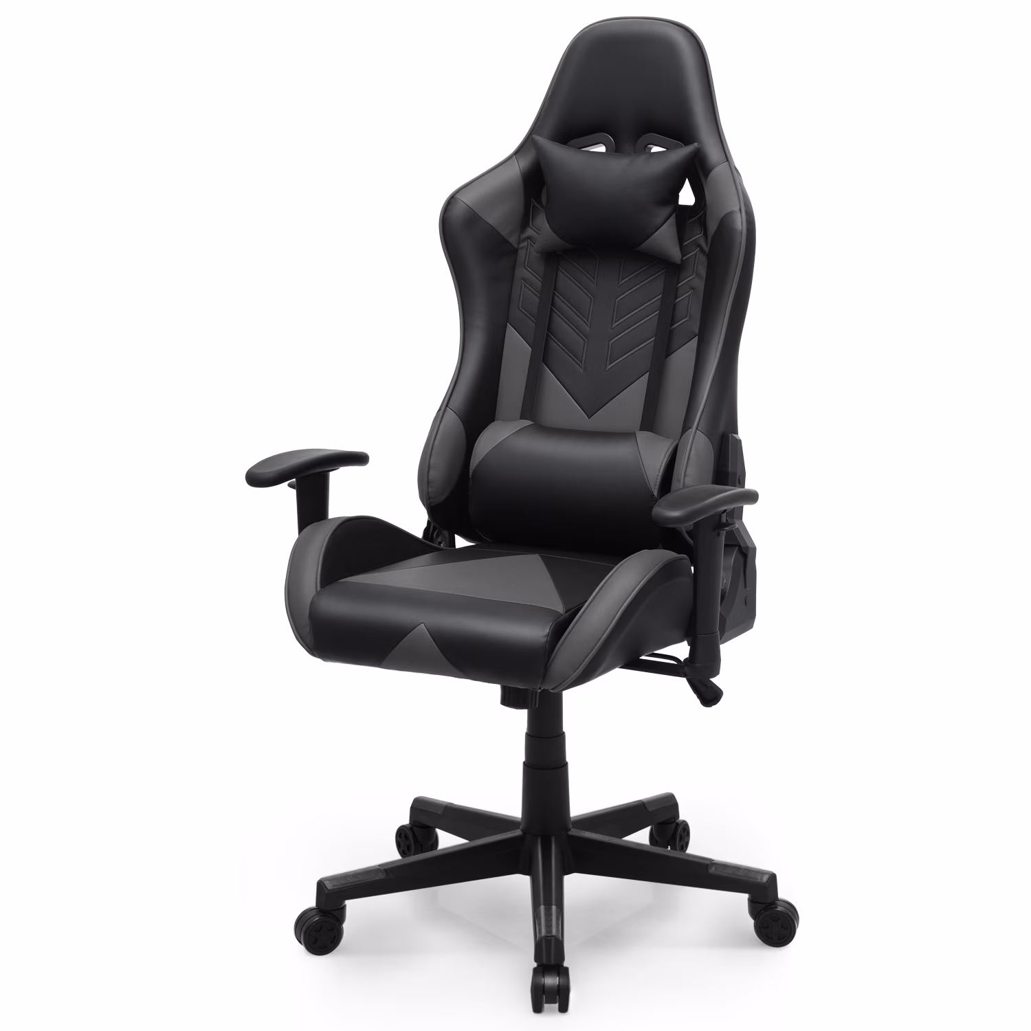 Magshion Ergonomic Gaming Chair, Comfortable Gaming Chair, Computer Chair Leather Desk Chair Adjustable Swivel Gaming Office Chair, Blue - Image 11