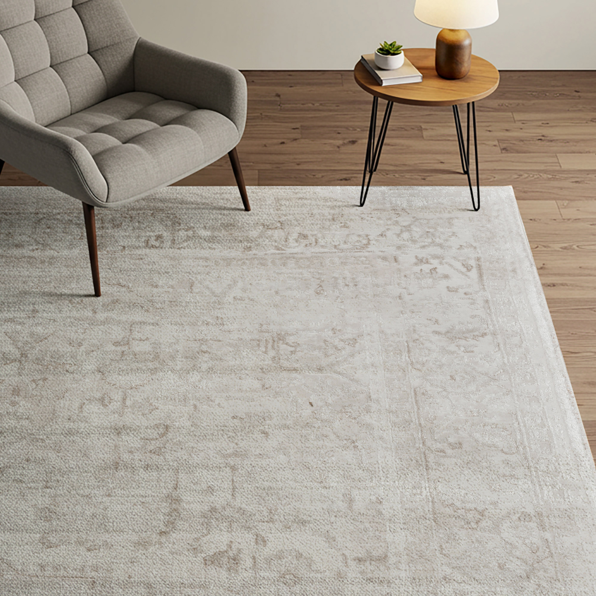 Divina Area Rug, Onida Cream, 7’10” x 10’