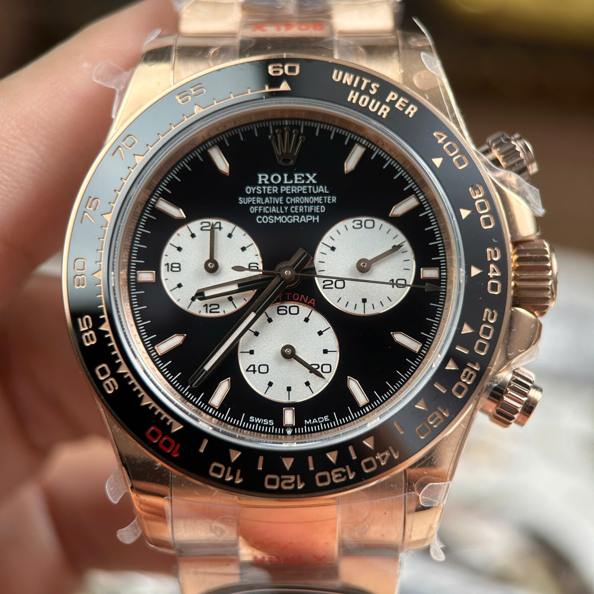 Rolex Cosmograph Daytona Le Mans 126525LN Knock Off Watches Weight 173 Grams QF Factory 40mm - Top club