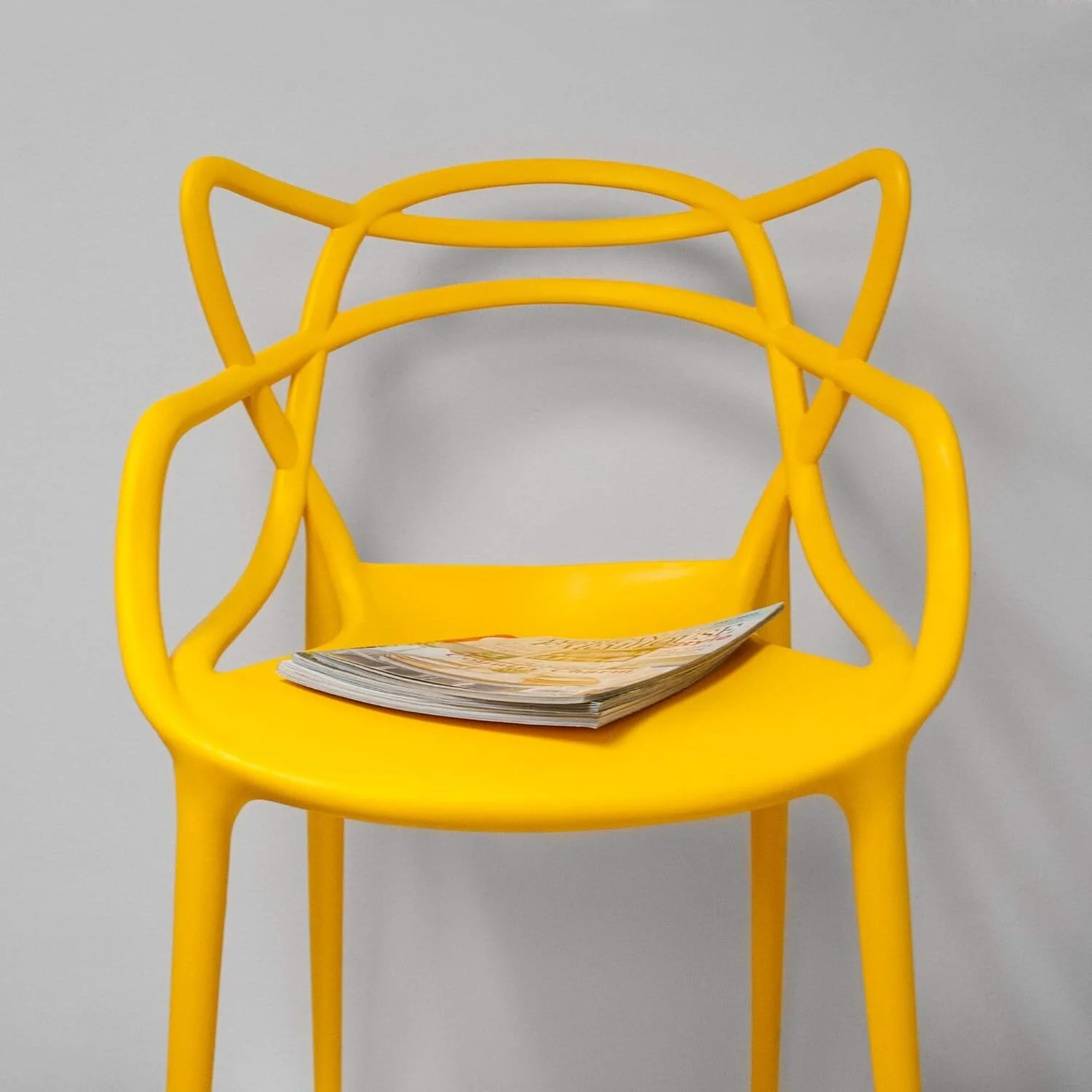 Loop Chair 2-pack, Yellow - Image 9