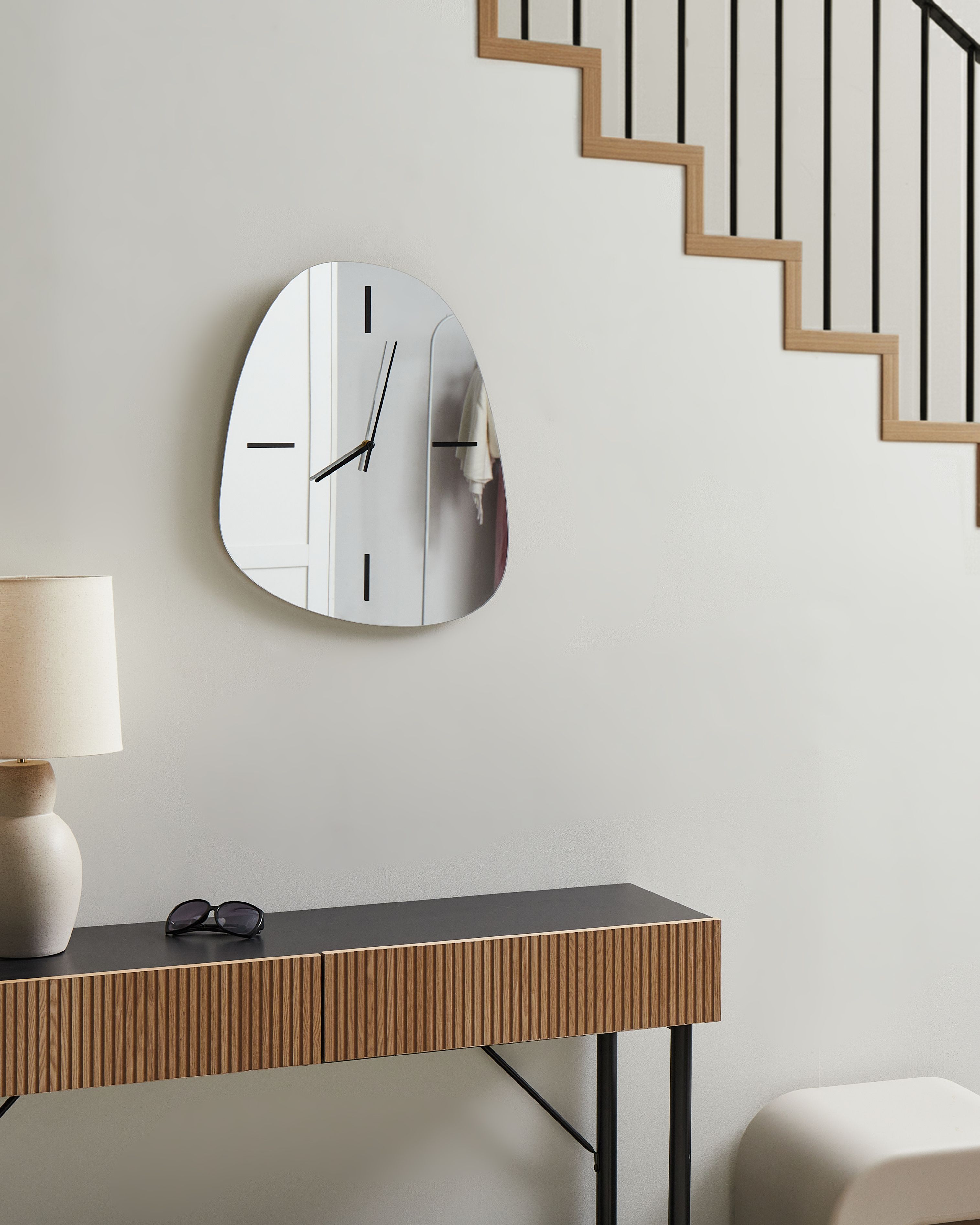 Wall Clock ALMANSA 45 cm Silver