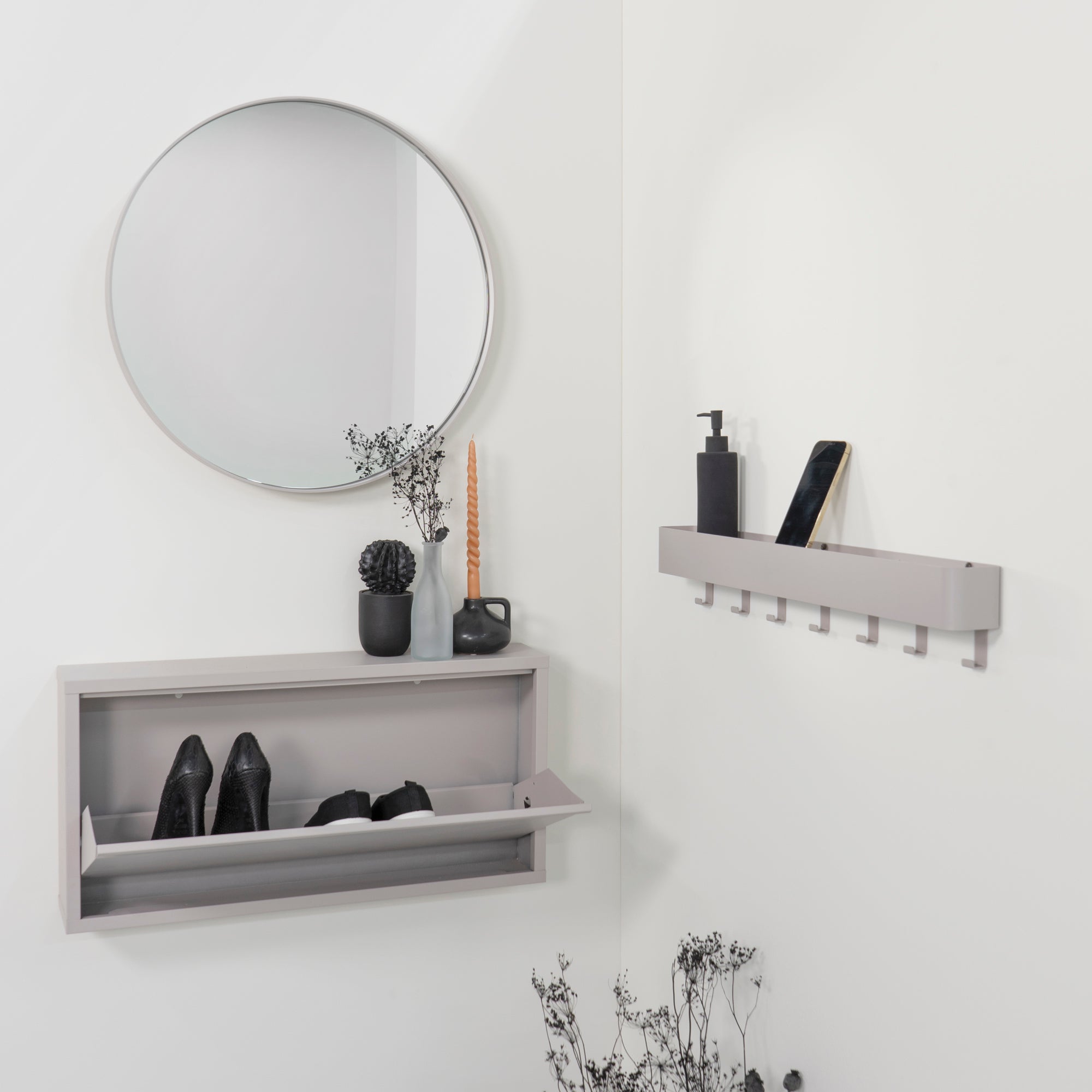 Spinder Design Billy 1 Schoenenkast - Silky Taupe