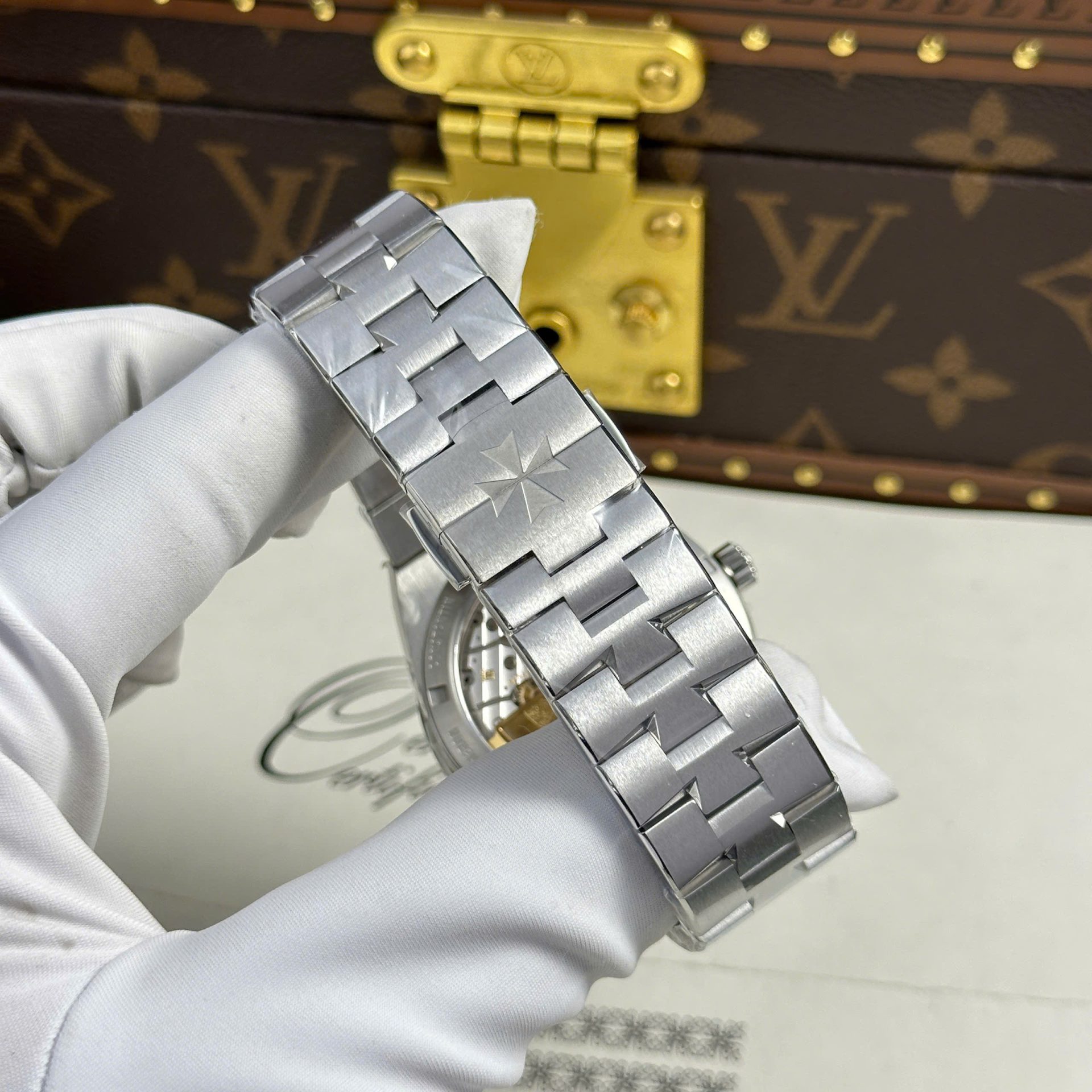 Vacheron Constantin Overseas 4500V Replica Watch Dial Blue PPF Factory 41mm - Top club