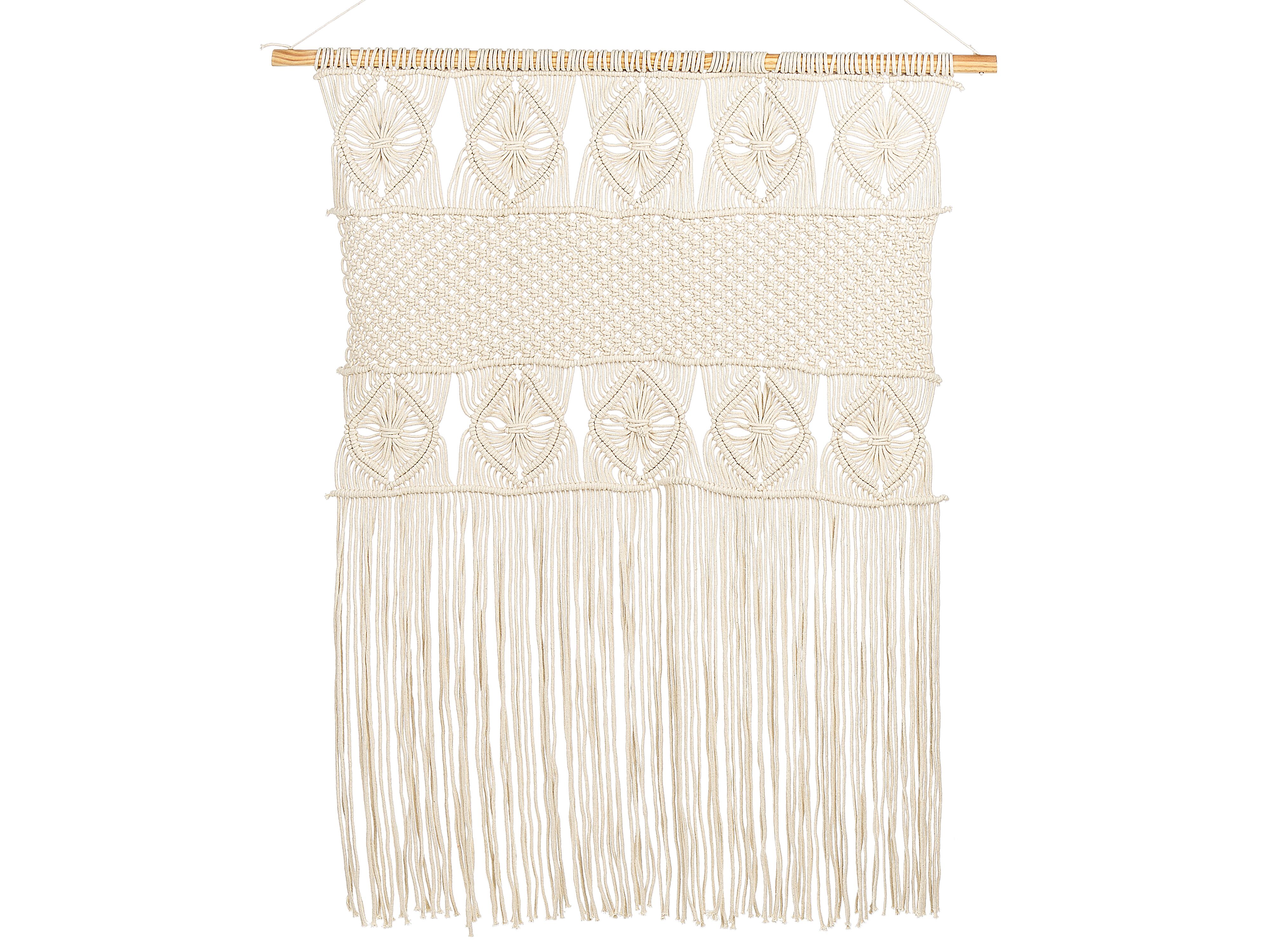 Fabric Wall Hanging LAHRI Cotton 118 cm Beige