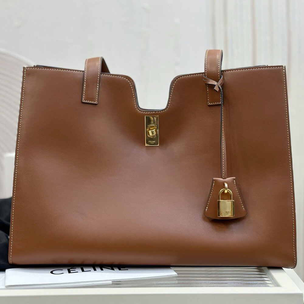Celine Cabas 16 In Supple Smooth Calfskin Bag
