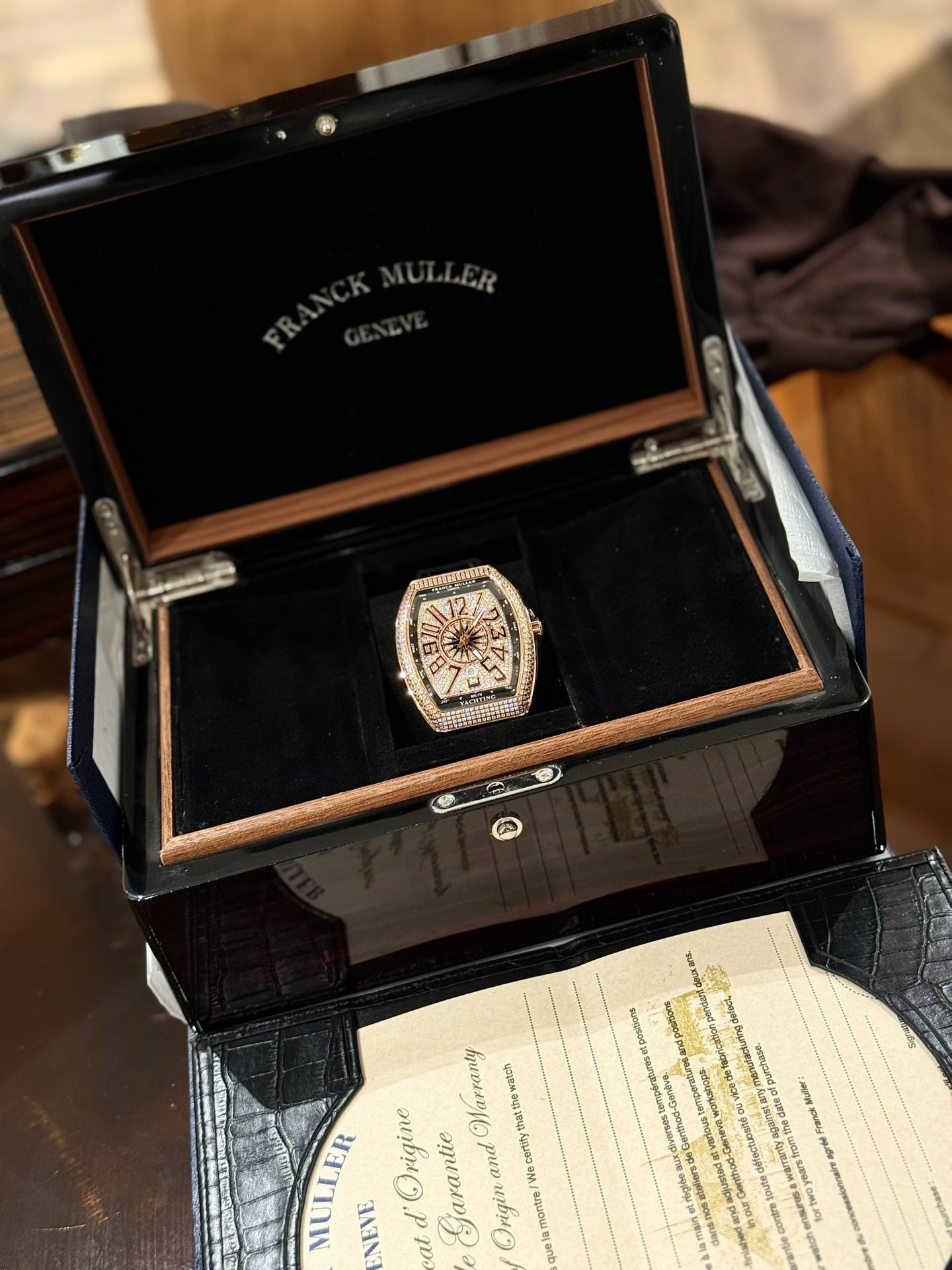 Franck Muller Vanguard Yachting V45 SC DT Black Strap Best Replica Watch Factory ABF 45mm - Top club