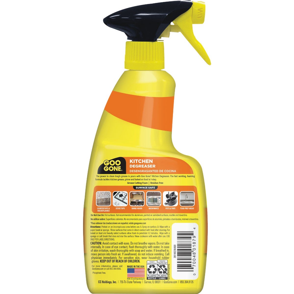 Goo Gone 14 Oz. Foam Citrus Kitchen Cleaner