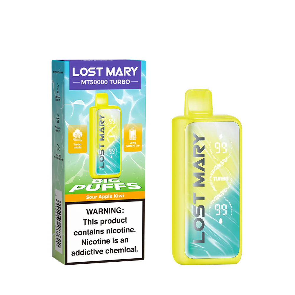 LOST MARY MT50K Turbo ładowalny jednorazowy e-papieros (wszystkie smaki)
