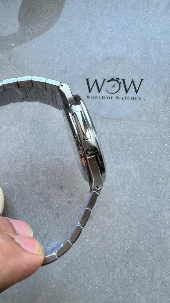 Replica PATEK PHILIPPE Nautilus 5811/1G PPF 1:1 Best Edition Grey Textured Dial on SS Bracelet Asian Cal.26-330CS - Top club
