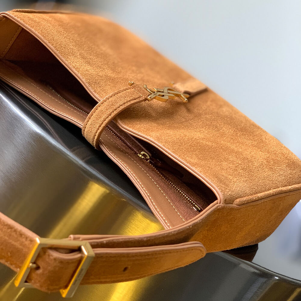 YSL LE 5 A 7 Hobo Bag In Suede1:1High-quality replica
