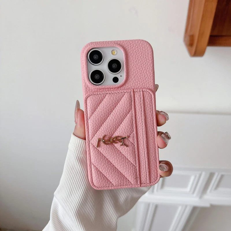 Saint Card Bag Leather iPhone Case - Wholesale & Influencer