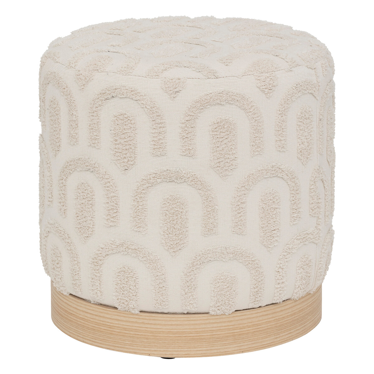 Pouf "Copas" White, D.38x38 cm
