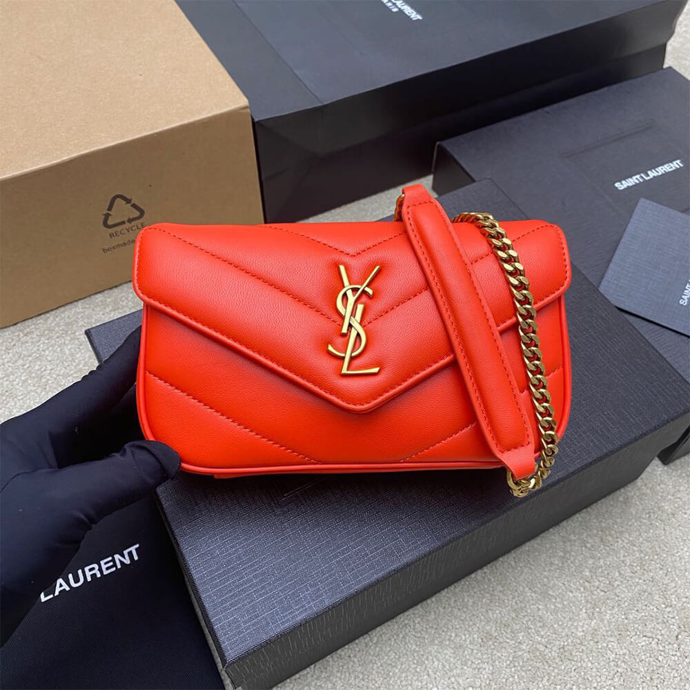 YSL Loulou Mini Bag in Lambskin1:1High-quality replica