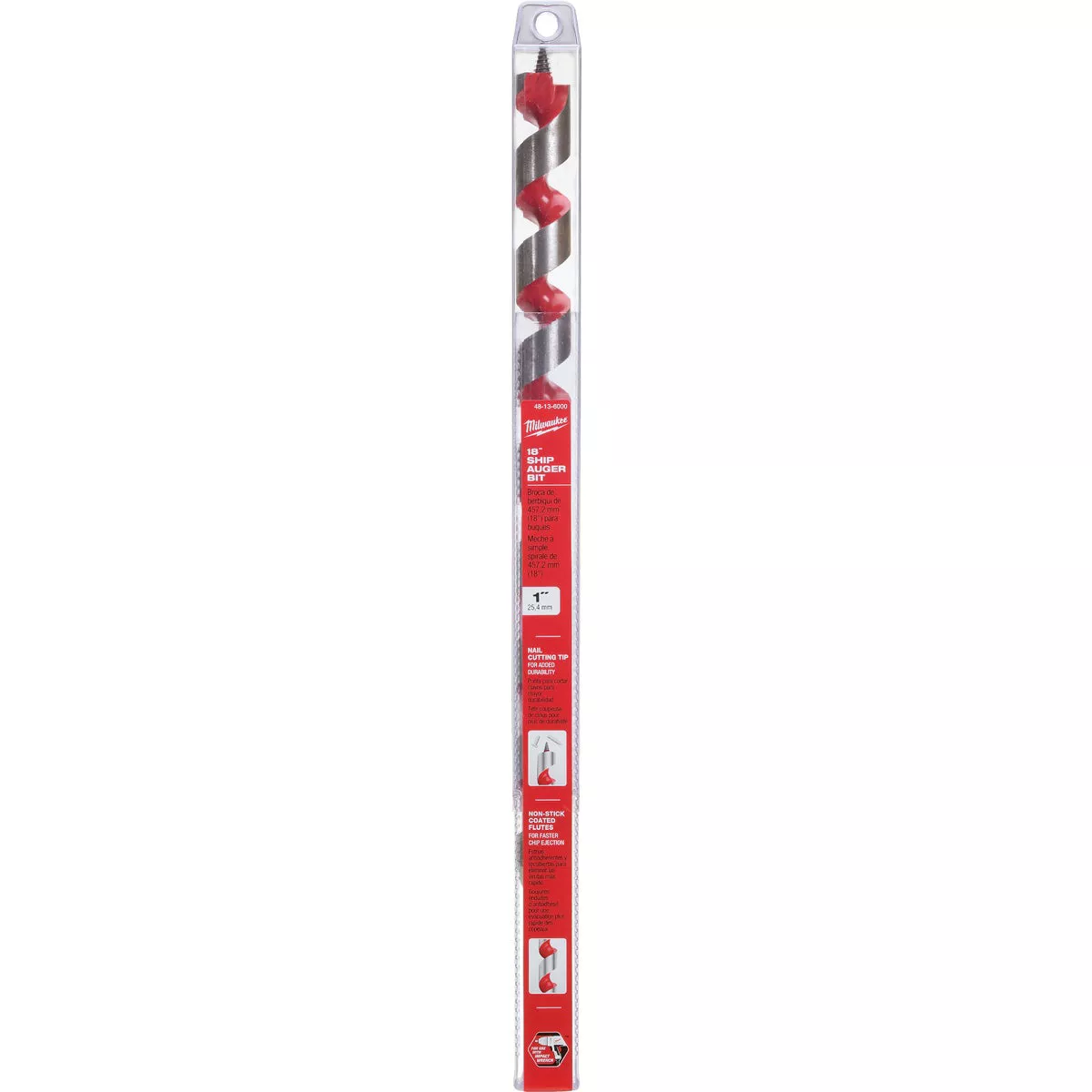 Milwaukee 1 In. x 18 In. Ship Auger Bit