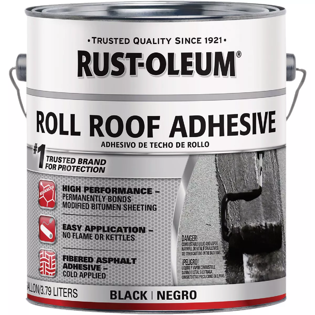 Rust-Oleum 1 Gal. Roll Roof Adhesive, Black