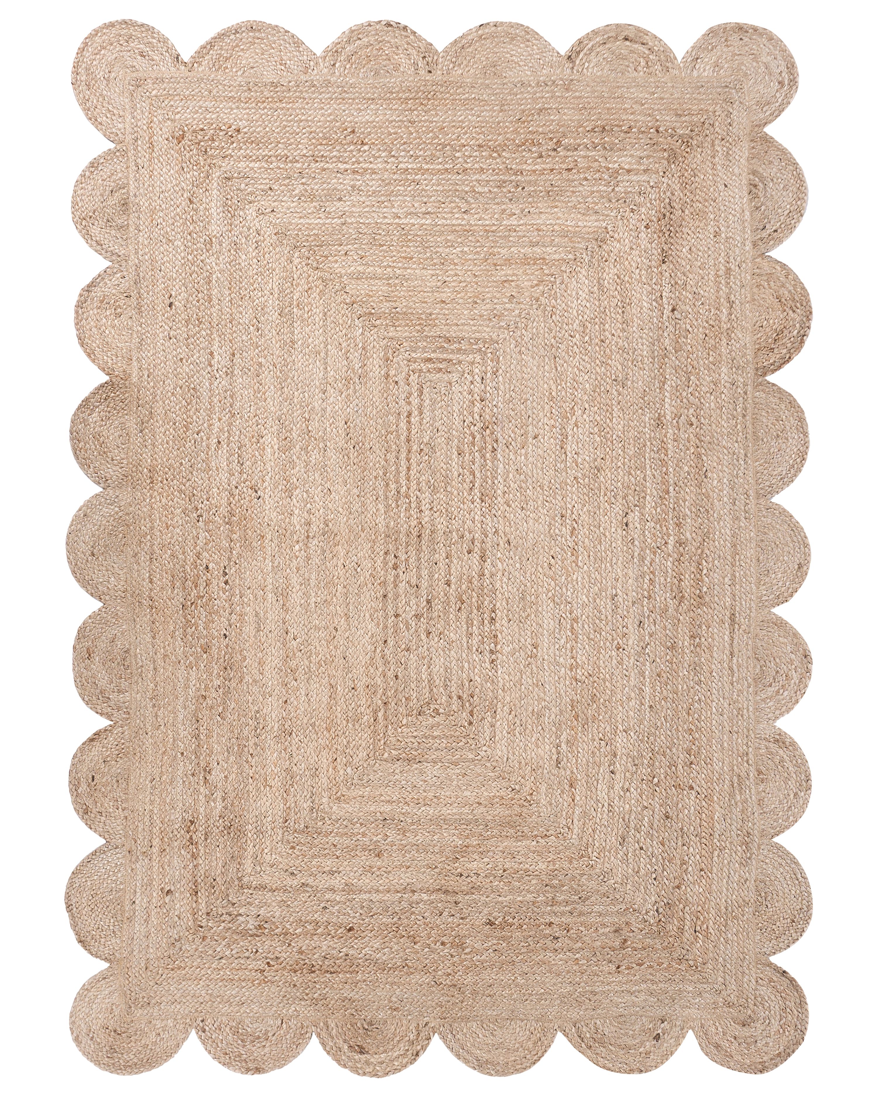 Rug HINGOLI Beige 160 x 230 cm Jute