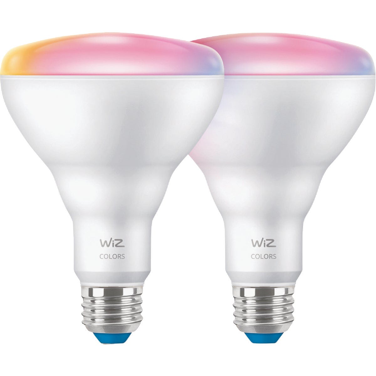 Wiz 65W Equivalent BR30 Medium Smart LED Light Bulb (2-Pack)
