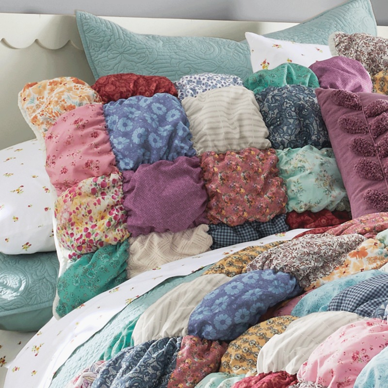 Maggie Puff Quilt and Sham - MIDNIGHT VELVET CATALOG