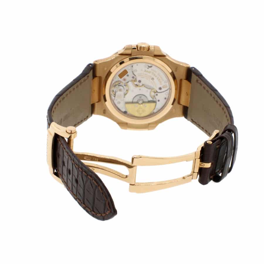 Patek Philippe Nautilus Rose Leather Replica - Top club