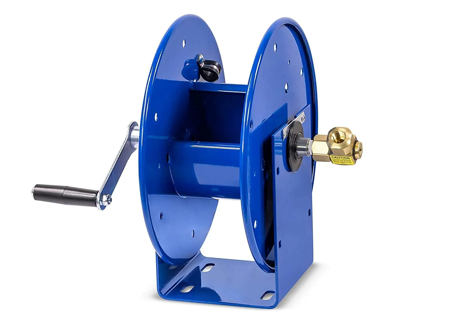 Coxreels Compact Hand Crank Steel Hose Reel, 4,000 PSI, Holds 3/8 in x 50 ft Hose - 112-3-50 - Image 2 Coxreels Compact Hand Crank Steel Hose Reel, 4,000 PSI, Holds 3/8 in x 50 ft Hose - 112-3-50 - Image 2