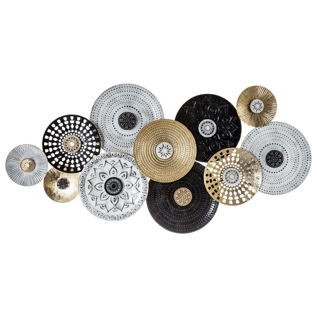 Wall decoration, metal "Ivo" 134x68 cm